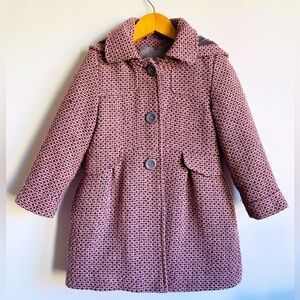 Size 4T (104) Palomino Girl’s Tweed Coat
